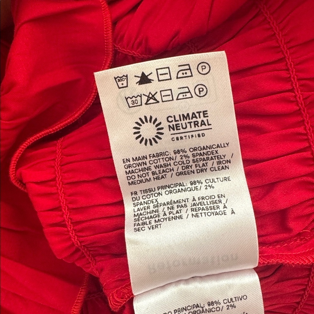 Reformation Laguna Two Piece Red - Size 0 - Picture 6 of 8